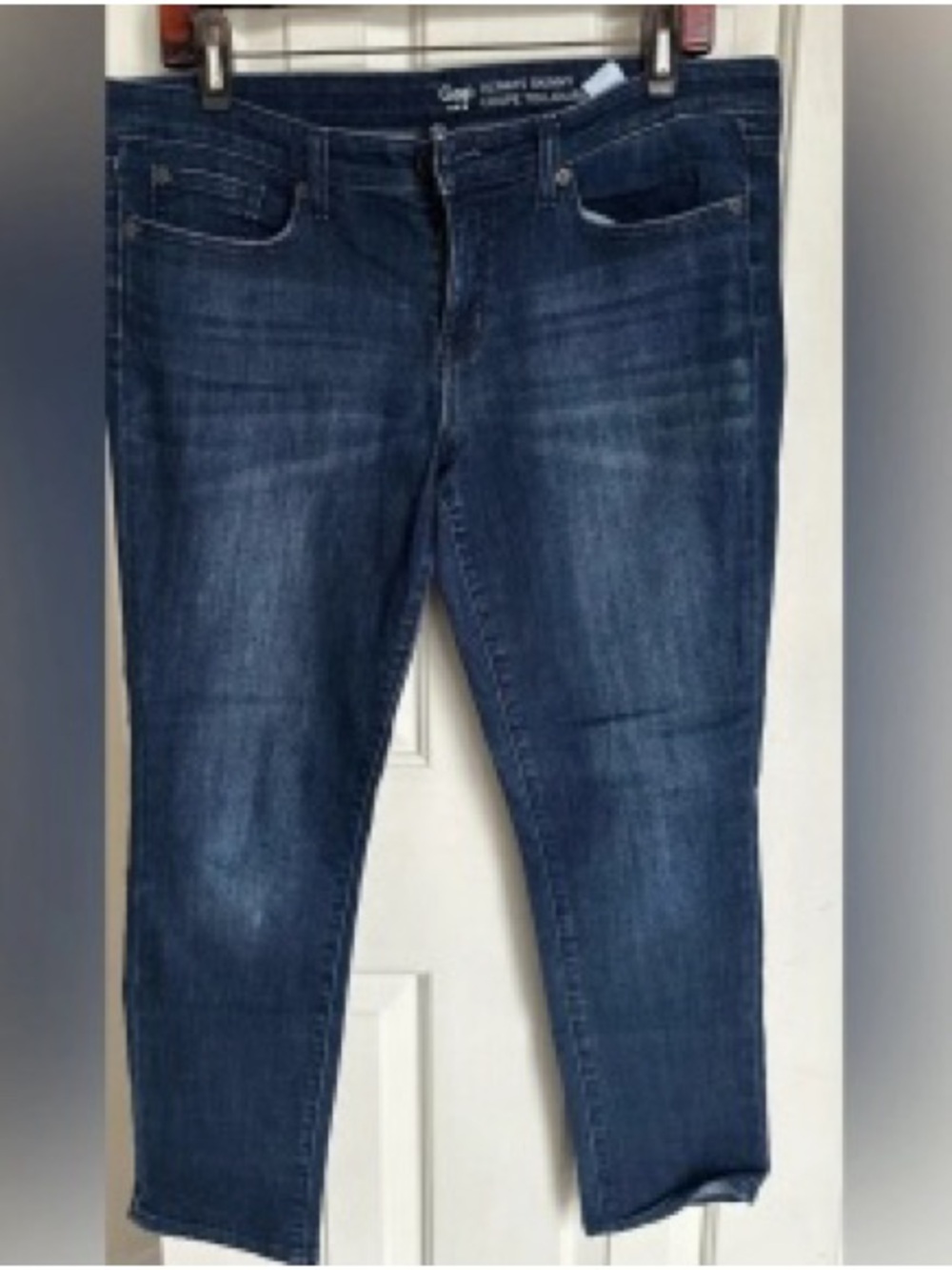 Dark Blue Stretch Women's Jeans - Classic Slim Fit